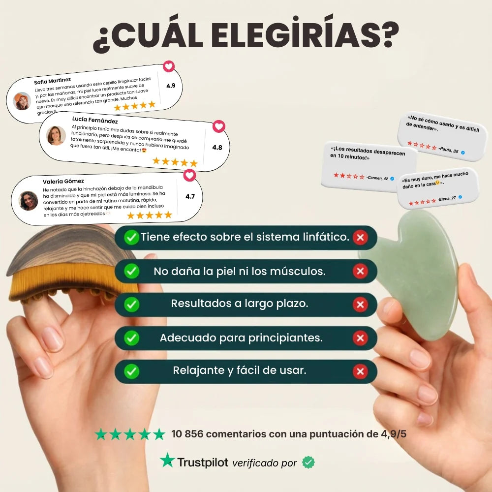 Velya™ Cepillo Facial Linfático